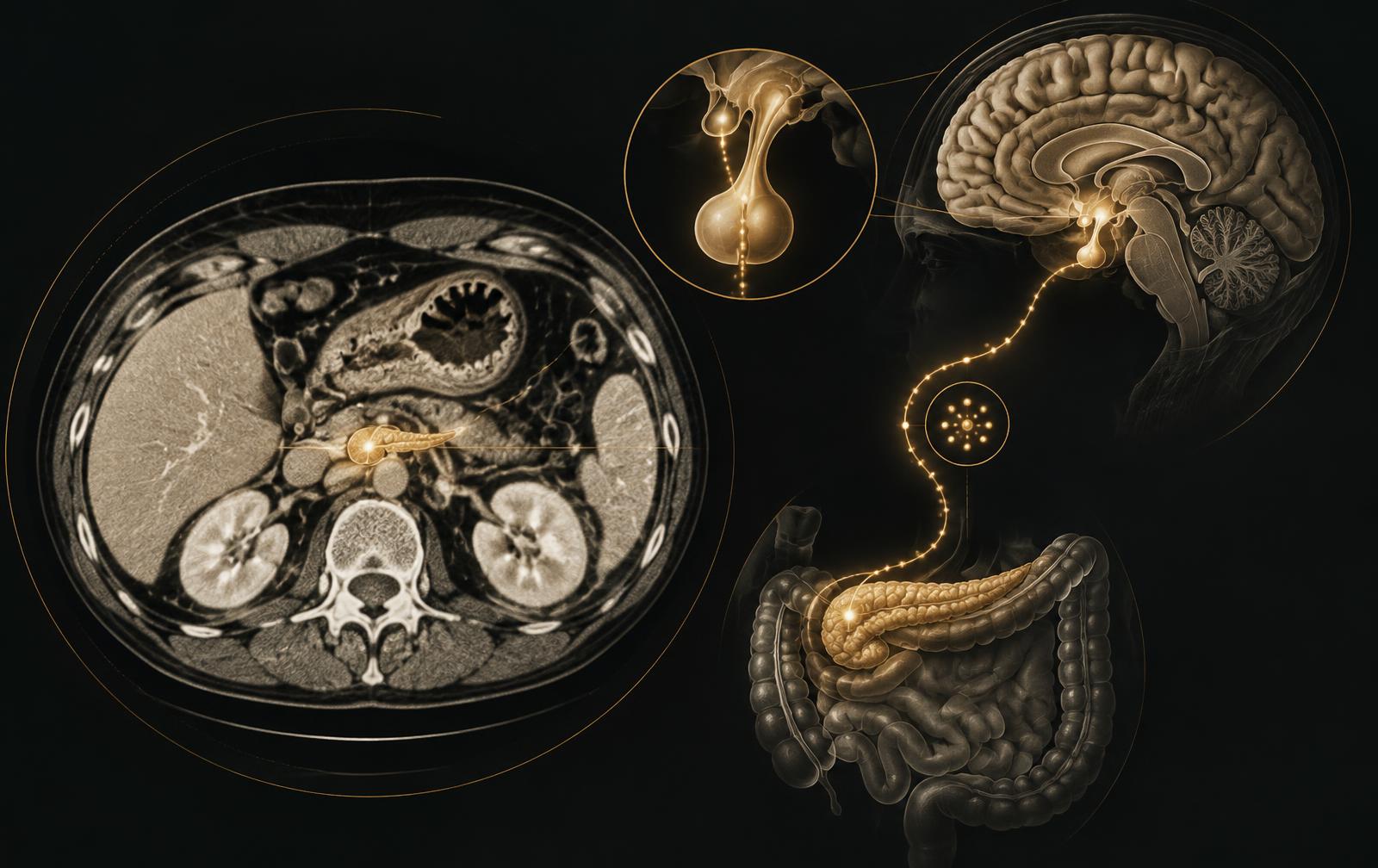 Abdominal CT-inspired anatomy combined with pituitary and GHRH pathway visualization